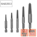 YFFSFDC スクリューエキストラクター 5本セット ネジ抜き 破損し たネジの除去 逆タップ 5-18mm 逆タップセット 六角ハンドル ハンド ツール大工...