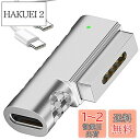 USB Type C Magsafe2 対応 電源アダプタ 急速充電 T-Tip互換 Mac 充電器 【65W 87W 最大100W PD充電器】2012-2017 MacBook Air、13/15インチの2012-2015 MacBook Proに対応付き 100W/5A USB Cケーブル(1.5M)(2)