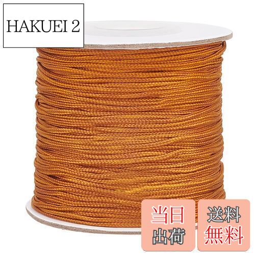 【送料無料】PH PandaHall 1mm ナイロン糸 約100ヤード（91m） 風鈴の紐 交換用 組紐 窓のブラインドの..