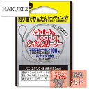 DUEL(デュエル) フロロライン 2.0号 クイックリーダー 2.0号 スナップ付き クリアー H2533