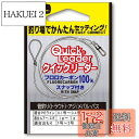 【送料無料】DUEL(デュエル) フロロライン 1号 クイックリーダー 1号 スナップ付き クリアー H2531