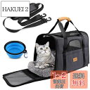 Morpilot ペットキャリー バッグ 4way ショルダー 中・大型猫・小型犬・うさぎ用 リュック 折りたたみ 変形しない 通気性 臭気がない 引っ掻き傷に強い 車載/ドライブ/キャンピング/旅行/通院/災害避難用 ペットバッグ (マット/飛び出し防止リード/猫食器付き) Mサイズ