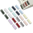 TUDOUZZZ ルーズリーフ ルーズ 20個セット 5穴 リーフバインダー 10色入 穴径15mm 取り外し可能 A4/A5/B5ルーズ フ 製本用とじ具 ファイル本製作 単語帳 資料保存 手帳 カアルバム整理に最適