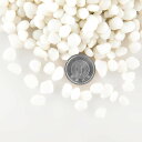 Charmoon アクアリウム 水槽 飾り石 4-7mm 500g カラフル 彩り ガラス クリスタル 底砂 砂利 DIY 園芸 (ホワイト)