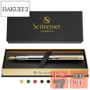 Scriveiner 最高級 プレミアム 万年筆 (シルバー) 魅力的な美しさ 24K金仕上げ Schmidt 18K金メッキペン先(細)男性にも女性にも最適 プロフェッショナル 重役 職場 上品な万年筆ギフトセット 細いペン先 シルバー Stunning Luxury Pen