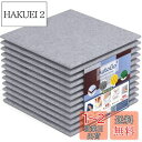 AutoGo 吸音材 壁 防音材 30cm×30cm×0.9cm 吸音ボード【強力両面テープ付き・剥がせる】 カラー・枚数選択可【無地・グレー・12枚】難燃 防...
