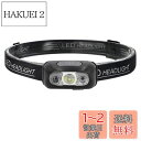 Poven ヘッドライト USB充電式 LED アウトドア用ヘッドライト 38g超軽量 センサー検知 IPX5防水 500ルーメン ヘッドランプ 小型へっどらいと SOS点滅 高輝度 45°角度調整可能 頭につけ 釣り/散歩/登山/キャンプ/作業/防災/停電用