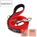 THAIN リード 犬 リード 小型犬 中型犬 大型犬 ペット用品 3M反射材料 柔らかいスポンジの肥厚したハンドル 簡単 トレーニング 犬用 リード(2.0*120cm,レッド)