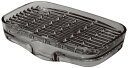 ライクイット(like-it) ソープディッシュ 水切りトレー シンクキャディ約幅14.3x奥8.8x高3.3cm グレー 日本製 石鹸置き