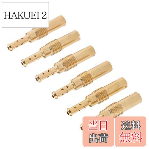 【送料無料】F Fityle 6個 パイロットジェット スロージェット #32#35#38#40#42#45