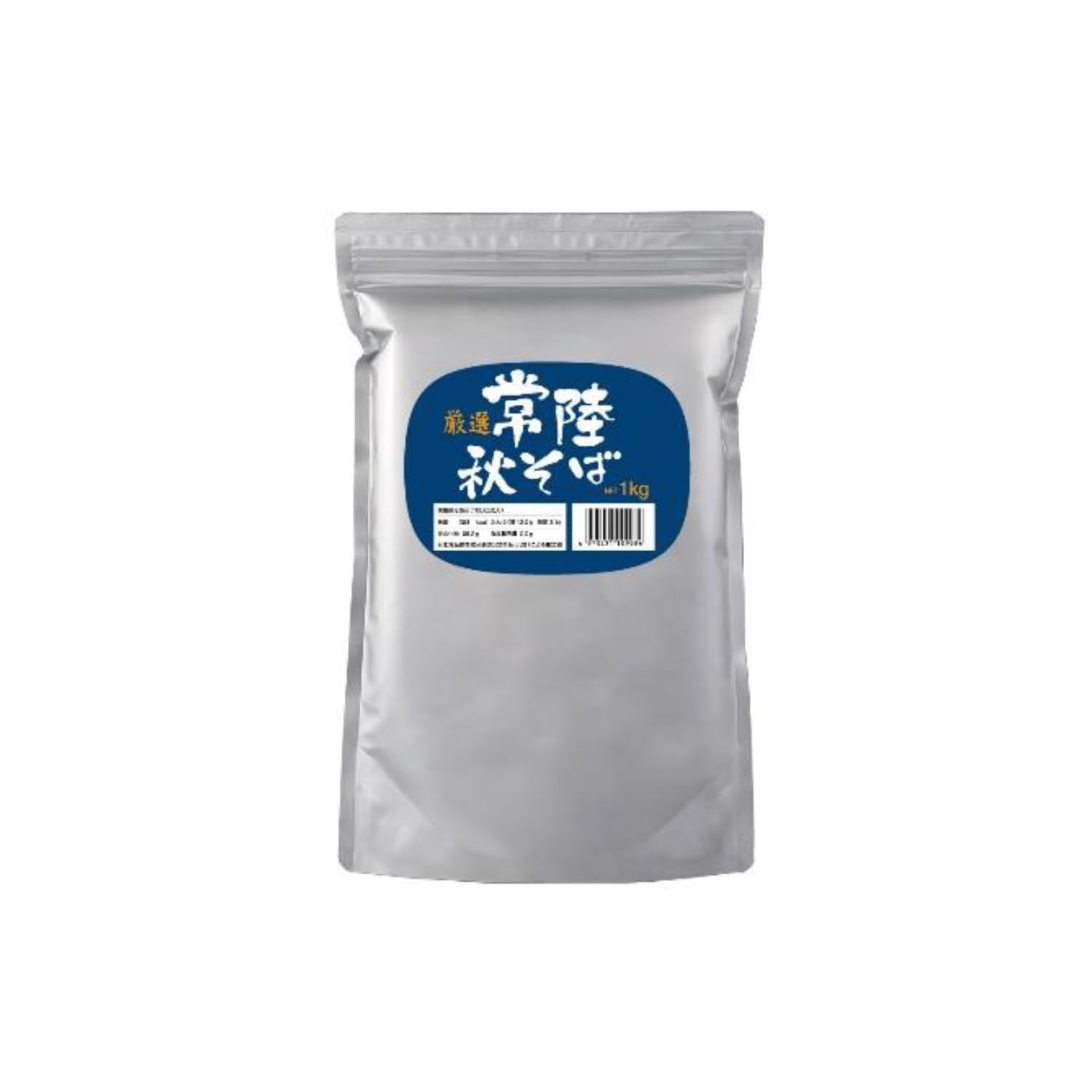 商品情報商品の説明商品紹介 全国のそば職人から最高峰などと高い評価を得ているブランド品種「常陸秋そば」の玄そば100％使用。 口に含んだ時の甘みと、鼻腔に広がる芳醇な香りに優れています。 殻を剥いて、風味を損なわないよう石臼挽きで仕上げています。 原材料・成分 そば粉主な仕様 内容量:1kgbr賞味期限:製造日から120日名称:そば粉原材料名:そば粉(国内製造)栄養成分表示:熱量353kcal たんぱく質10.0g 脂質3.1g 炭水化物71.3g 食塩相当量0.0g (当社推定値)