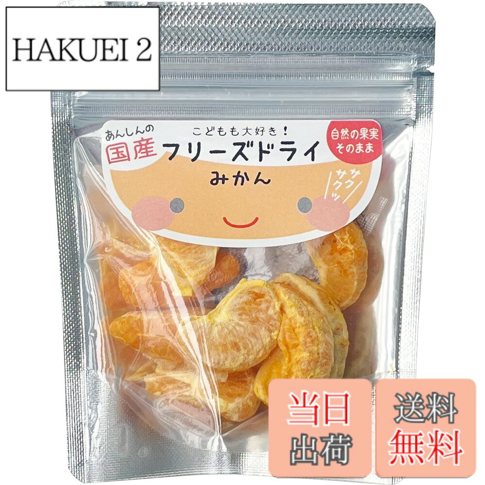 【送料無料】げんき本舗 こどもも大好き! フリーズドライ(みかん)
