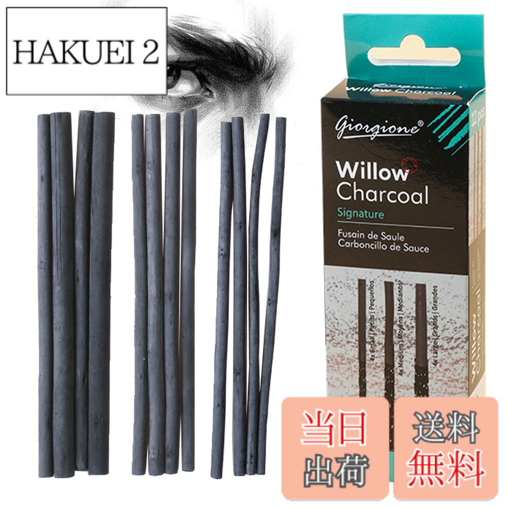 【送料無料】DanYun 12本セット 木炭スティック 木炭 デッサン チャコール 絵画 スケッチ 木炭筆 手を汚れない 画用木炭 画材 美術用品 描画ツール 8mm 5mm 4mm