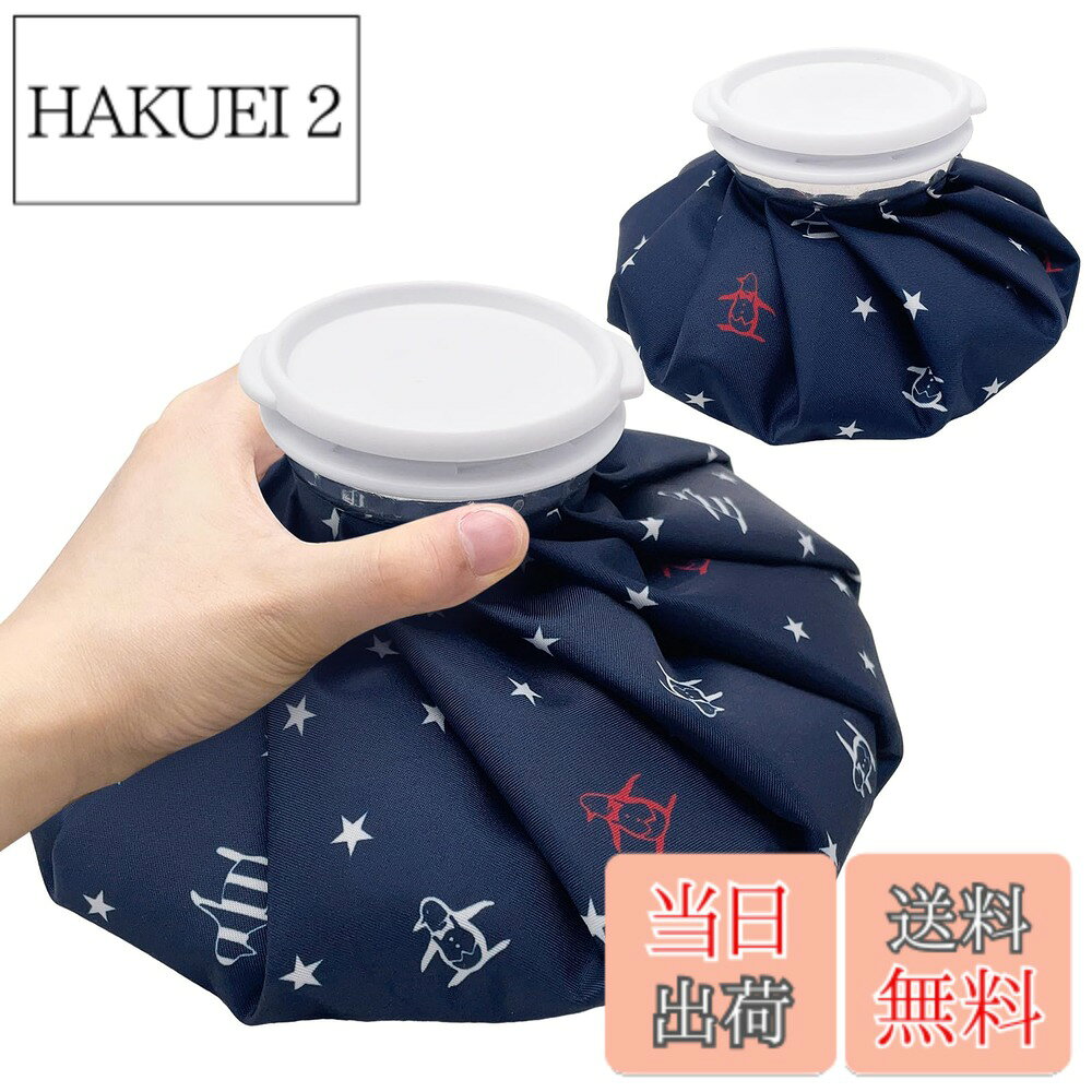【送料無料】GOKEI アイスバッグ 氷のう 氷嚢 【S+Mセット】 アイシングバッグ 大口径 水漏れ防止 アイス バッグ スポーツ 手首用 肘用 膝用 関節 夏の暑さ対策グッズ ネイビー スター