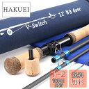 M MAXIMUMCATCH Maxcatch 両手スイッチロッド フライロッド カーボン4ピースロッド (11ft 5wt)
