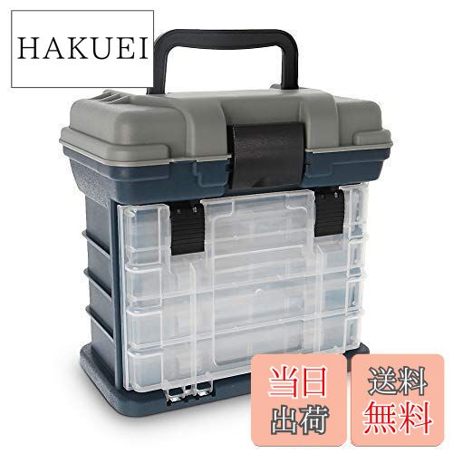 【送料無料】Croch 大容量 タックルボックス 収納ボックス ルアーケース 4段式 仕掛けやリール等の収納..