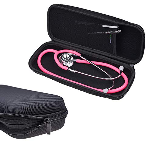 Eco-Fused 聴診器ケース - 適合性：Littmann, MDF, ADC, Omronなど - 付属品用の大きなメッシュポケッ..