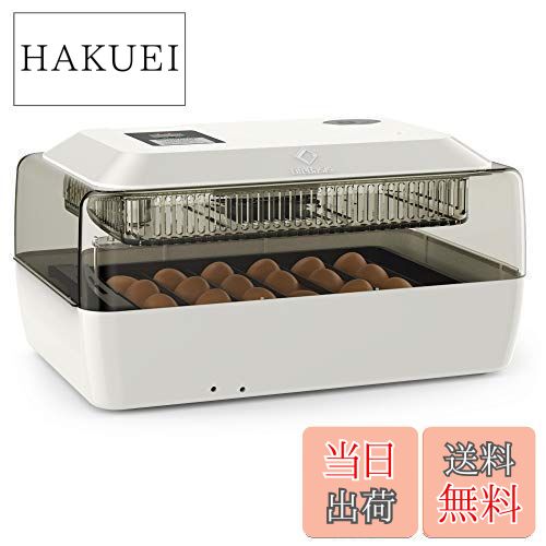 【送料無料】LifeBasis 自動孵卵器 インキュベーター 鳥類専用ふ卵器 自動転卵式 孵化器24個入卵OKヒヨ..