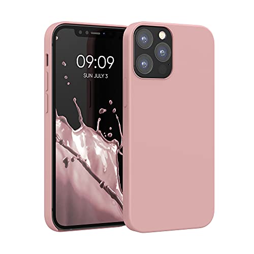 楽天HAKUEIkwmobile スマホケース 対応: Apple iPhone 12 / iPhone 12 Pro ケース - TPU リキッド シリコン カバー - 耐衝撃 傷防止 サラサラ Case