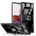 KUJQOC Galaxy S10 Plus ケース リング付き クリア 耐衝撃 全面保護カバーケース 透明 強化ガラス ホルダー スタンド 360°専用 衝撃防止 カバー PC 車載ホルダー対応 スタンド機能 薄型 軽量 耐衝撃 TPU 滑り防止 防塵 保護 サムスン ギャラクシーs10 plusカバー スマホ