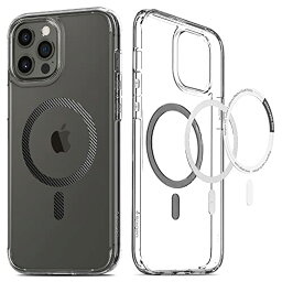 Spigen iPhone12Pro Max ケース MagSafe対応 耐衝撃 米軍MIL規格取得 マグネット搭載 黄変抑制 2重構造 すり傷防止 マグセーフ 適用カバー ワイヤレス充電対応 ウルトラ・ハイブリッド マグ ACS02622 (ホワイト)