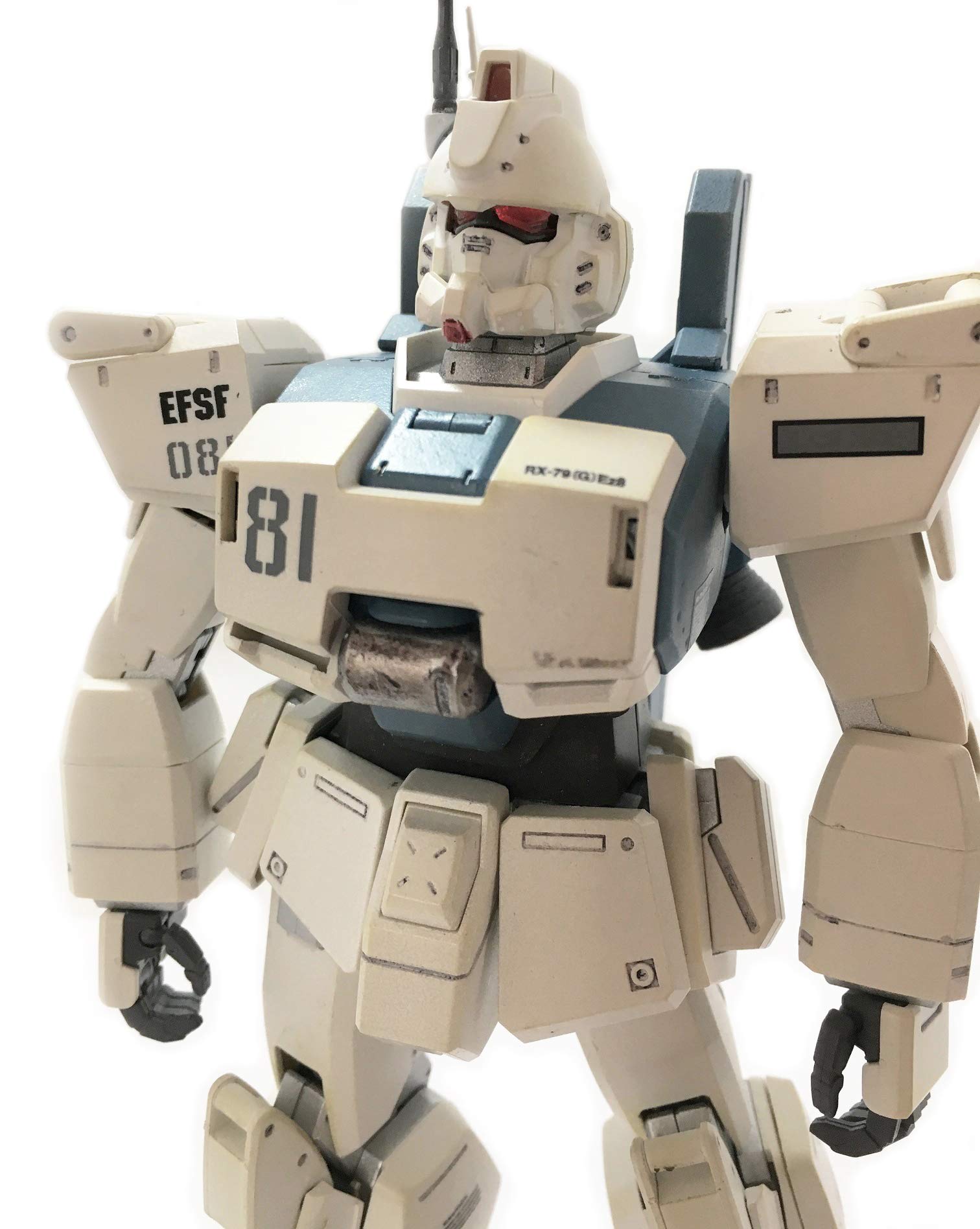 MG 機動戦士ガンダム 第08MS小隊 RX-79(G)Ez-8 ガンダムイージーエイト 1/100スケール 色分け済みプラモデル