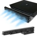 ElecGear PS4 Pro用自動冷却ファン 外付けターボUSBクーラーファン PlayStation 4 Pro CUH-7xxx用の自動温度センサー制御放熱