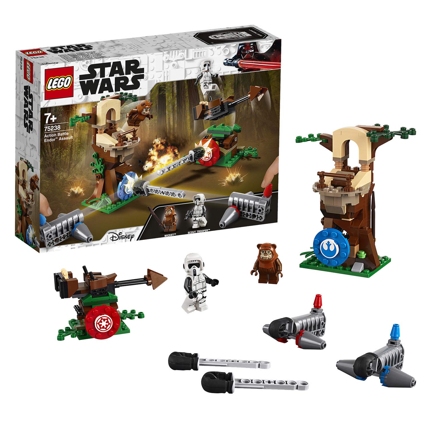 楽天HAKUEIレゴ（LEGO） スター・ウォーズ アクションバトル エンドア（TM） の決戦 75238 ブロック おもちゃ 男の子