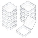 小分けケース 10個セット 5.4*5.4*2cm 透明 プラスチック製 小物入れ 収納ケース ミニケース アクセサリーケース プラスチックケース 正方形 小物...