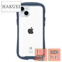 iFace Reflection iPhone 15 Plus ケース クリア 強化ガラス (ネイビー)【アイフェイス アイフォン15plus 用 iphone15プラス 用 カバー 韓国 耐衝撃 透明 ストラップホール】