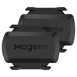 Mageneアウトドア/インドアスピード/サイクリング用ケイデンスセンサー、ワイヤレスBluetooth/Ant+ バイクロードバイクまたはスピニングバイク用のコンピューターRPMセンサー、Onelap、Wahoo Fitness、Zwift、Stravaと互換性のあるトレーナー 2PCS