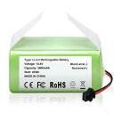 14.4V 2800mAh 交換用バッテリー Ecovacs Deebot N79 N79S DN622 Eufy RoboVac 11, 11S, 11S MAX, 12, 15C, 15C MAX, 15T, 30, 30C, 30 MAX, 35C掃除機対応-120分以上掃除可能 Eufy RoboVac 互換バッテリー