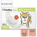 WICKEDPUP 犬用おむつライナー、100枚入 | 男の子のマナーベルトパッド | 女の子の生理用ナプキン | ペット用おしっこ吸収シート、Mサイズ
