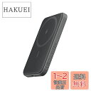 Anker 621 Magnetic Battery (MagGo) (マグネット式ワイヤレス充電対応 5000mAh コンパクト モバイルバッテリー)【マグネット式/ワイヤレス出力 (7.5W) / USB-Cポート入出力/PSE技術基準適合】iPhone 14 / 13 / 12 シリーズ専用 (ブラック)