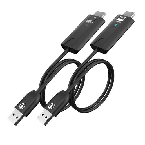 eppfun CS500 ワイヤレスHDMI 送信機と受信機 1080P HD無線HDMIトランスミッター レシーバー 安定転送距離 映像音声同期出力、 ノートパソコン、ホームシアター、ゲームなどのTVプロジェクター