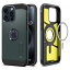 Spigen iPhone15Pro  MagSafe Ѿ׷ դ ƷMILʼ ޥͥå 3ع¤ ݸ ɻ ׷ۼ 磻쥹б աޡ ޥեå ACS06735 (ӥ꡼)