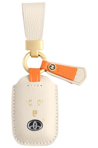 【送料無料】[smasol] くすみカラー キーケース 新型ルーミー ダイハツ タント カスタム ムーブキャンパス アトレー 本革 レザー DAIHATSU TANTO LA650S LA660S スマートキーケース かわいい鍵のカバー (レディース / 4ボタン ベージュ)