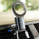 LISEN magsafe 車載 スマホホルダー 車 [2024ニューアップグレード磁石] 車載スマホホルダー マグネット 22つN55磁石 超強磁力 マグセーフ 車載携帯ホルダー 片手操作 エアコン 吹き出し口 車 スマホホルダー iPhone 15 14 13 12 Pro Max&Android 重い携帯電話ケースに最