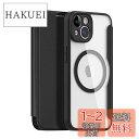 iPhone14ケース - 手帳型 ワイヤレス充電対応 超薄型 軽量 高級PUレザー 背面クリア カード 入れ1枚 アイフォン14ケース 耐衝撃 レンズ保護 カバー