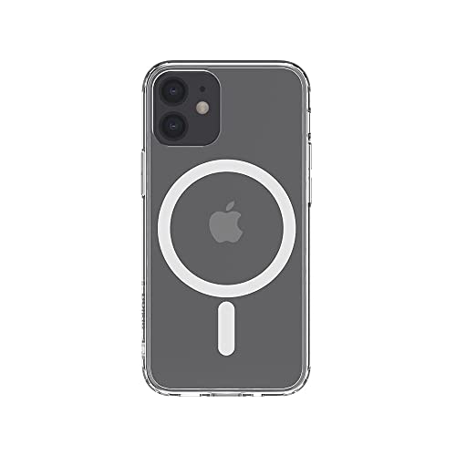 Belkin iPhone 12 mini 用クリアケース MagSafe対応 抗菌 薄型 超耐衝撃 ソフトTPU ストラップホール付き MSA001btCL-A
