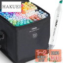 Ohuhu マーカーペン 100色101本 太細両端 イラストマーカー コミック アルコールペン 画材 カラーセット Oahuシリーズ
