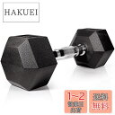 maisum ヘックスダンベル 5kg ダンベル 鉄アレイ キャストアイアン Hex