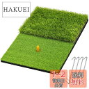SAPLIZE セープライズゴルフ練習マット 2-in-1・折りたたみ式 58*41cm・大きめ フェアウェアとラフ ゴムティー付き 固定用ペグ付き 加重EVA...