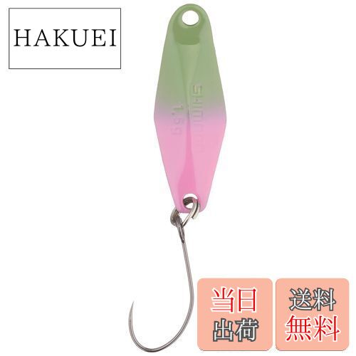 【送料無料】シマノ(SHIMANO) スプーン カーディフ ウォブルスイマー 1.5g 001 グリーンピンク