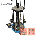 timiland ロッドホルダー 丸型デザイン360度回転釣竿 スタンド 釣15本の釣り竿を収納可能竿収納ラック 高度な釣竿展示台 日本語説明書付きで組み立ても簡単(大胆なカモフラージュ柄の色)