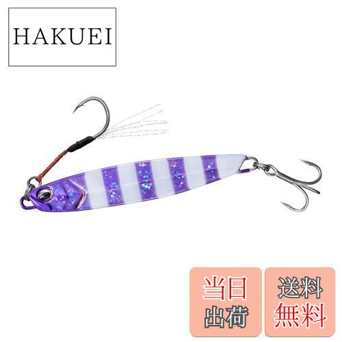 【送料無料】ダイワ(DAIWA) ショアジギング サムライジグR40gルミパープルゼブラ