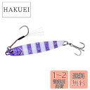 【送料無料】ダイワ(DAIWA) ショアジギング サムライジグR30gルミパープルゼブラ