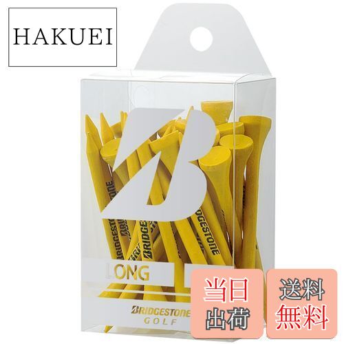 【送料無料】BRIDGESTONE(ブリヂストン) ゴルフ ウッドティー(ロング・28本入り) GAG302 イエロー 2023年モデル