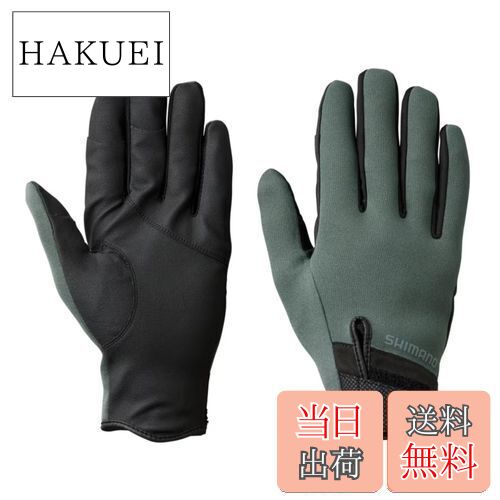 【送料無料】シマノ(SHIMANO) タイタニューム・アルファ グローブ 指出し GL-012V セージ XL