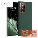 【送料無料】kwmobile スマホケース 対応: Samsung Galaxy Note 20 Ultra ケース - 耐衝撃 滑り止め ソフト TPU シリコン - モスグリーン